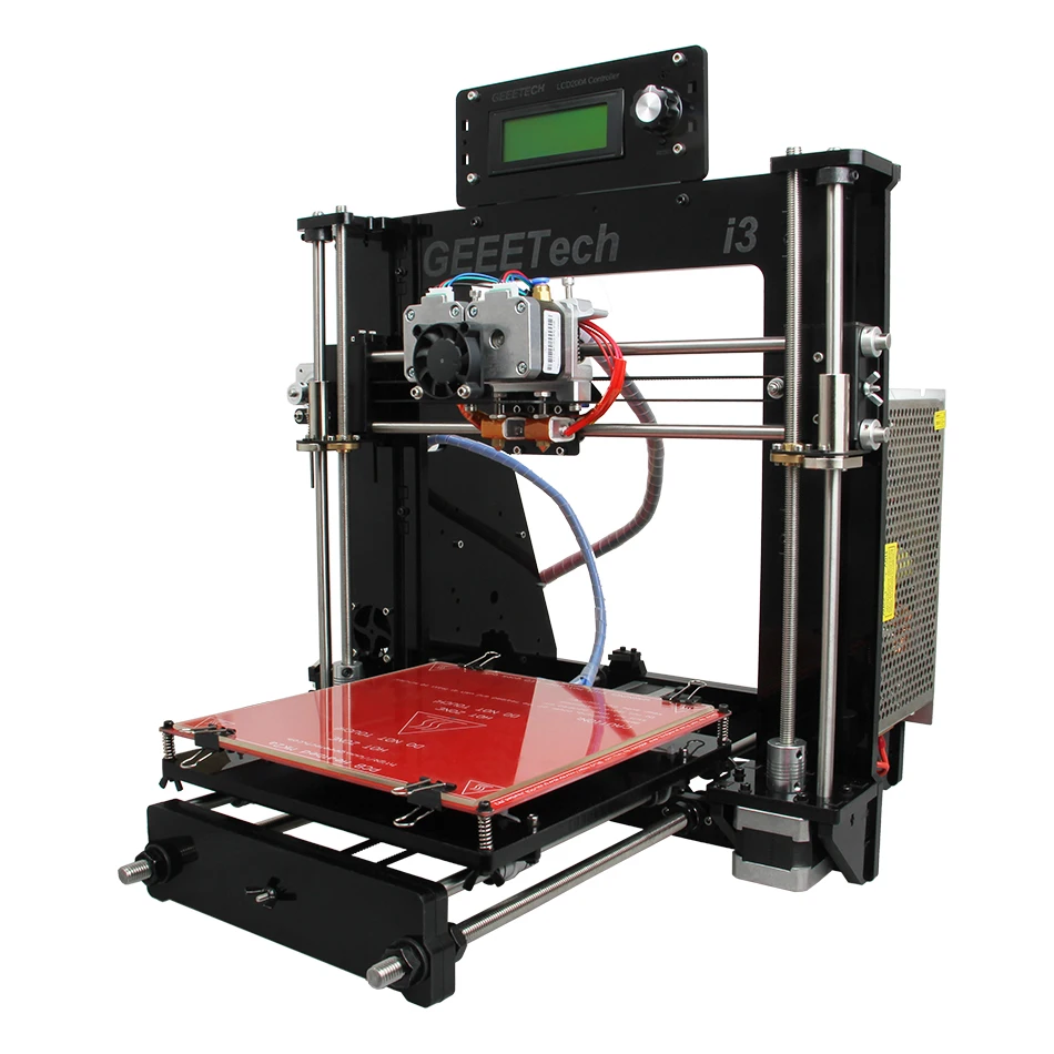 Двойной экструдер двойные головки Reprap 3D Printer Prusa I3 двухцветная печать High Resolution Impressora LCD