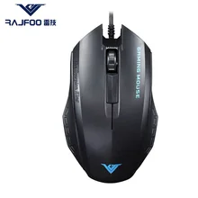 100 True RAJFOO I3 Wired USB Mouse Computer for Mac Business Entertainment font b Gaming b