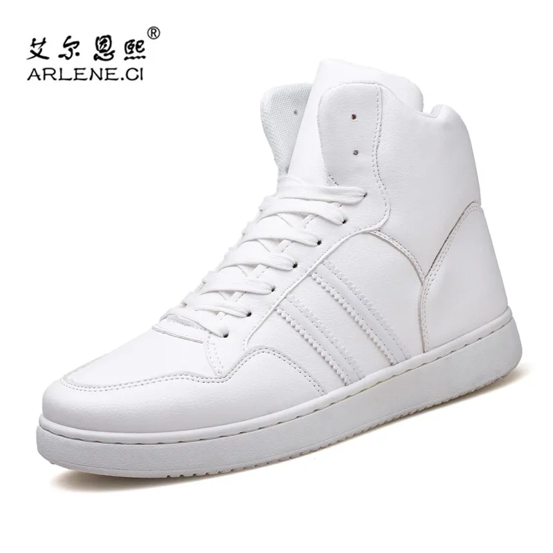 

2019 New Arrival Men Skateboarding Shoes High Top Sneakers PU Leather Shoes Men Outdoor Sport Shoes Zapatillas Deportivas Hombre