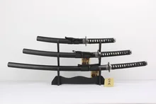 font b replica b font store japanese black Tsuba real Japanese Katana sharpen Steel Blade