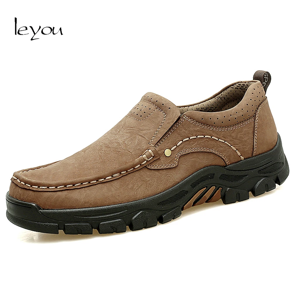 

Men Fall Shoes Large Size Leather Loafers Platform Flats Moccasins Men Loafers Genuine Leather Shoes Autumn Men Casual Shoes