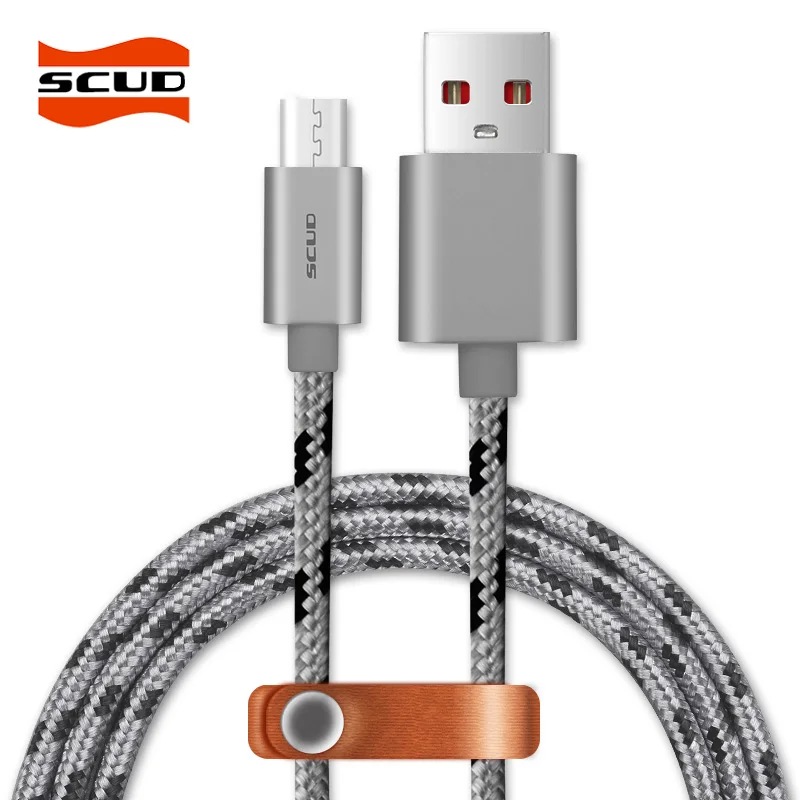 SCUD 2.4A мини микро USB кабель 1 м для передачи данных Универсальный Android телефон
