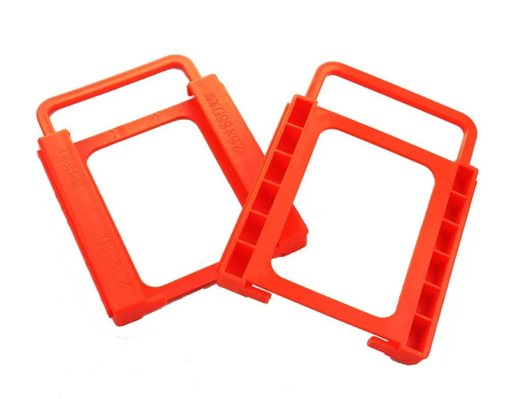 Hdd enclosure External hard drive housing Hard disk mounting bracket 10PCS 2.5" HDD SSD TO 3.5" Mounting Adapter Bracket Dock Fr SSD Holder ATX Drive