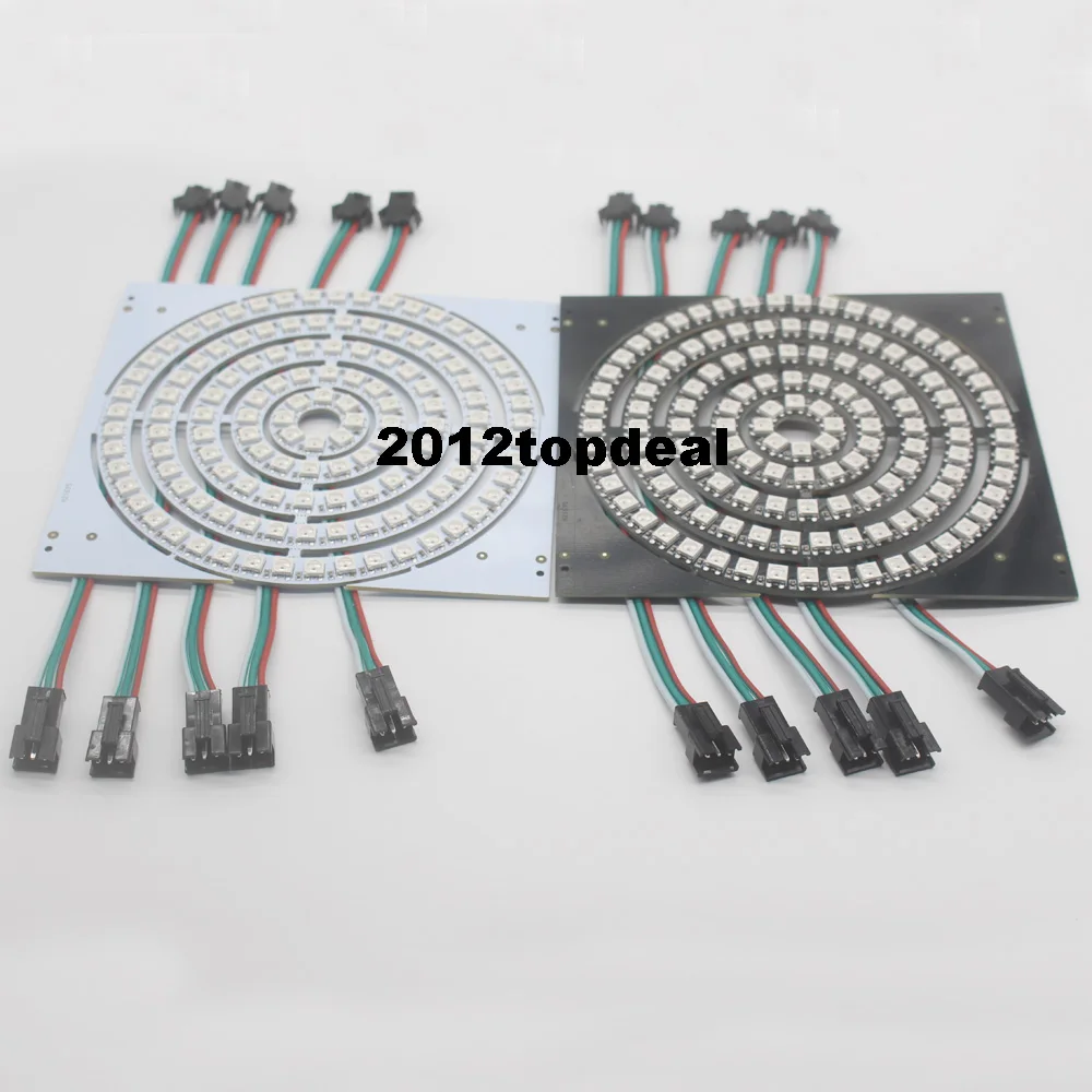 Пиксельное кольцо WS2812B 1 8 12 16 24 32 40 48 60 93 241 светодисветодиодный s WS2812 SK6812 5050 RGB