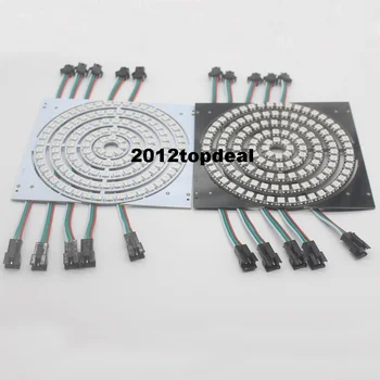 

WS2812B pixel Ring 1 8 12 16 24 32 40 48 60 93 241 LEDs WS2812 SK6812 5050 RGB LED Ring WS2811 ic Built-in RGB DC5V