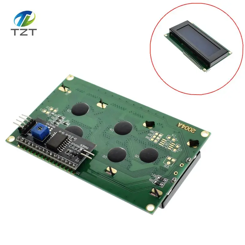 

1PCS LCD2004+I2C 2004 20x4 2004A Blue/Green screen HD44780 Character LCD /w IIC/I2C Serial Interface Adapter Module