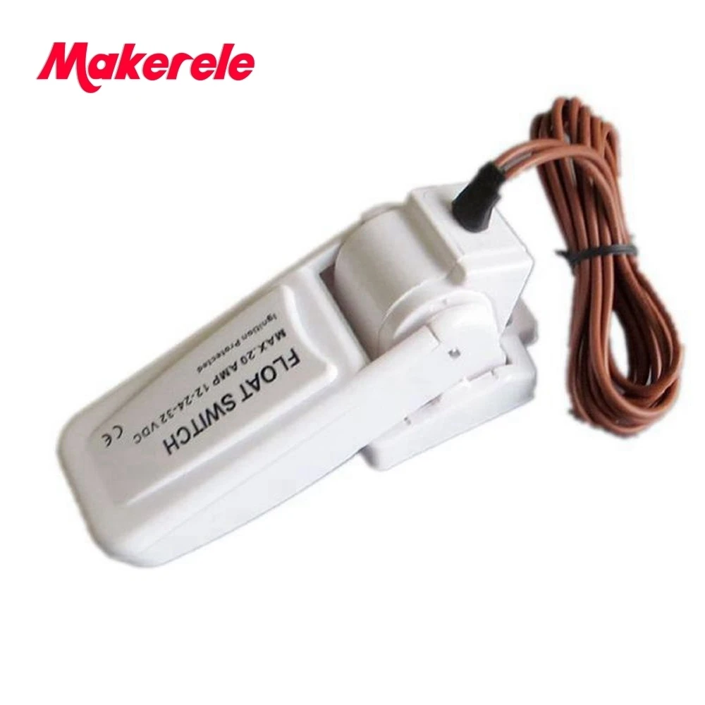 FREE SHIPPING 1100GPH High Flow Submersible Marine Boat Electric Bilge Pump 12V 3A with Bilge Pump Float Switch