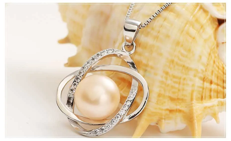 10-11mm Natural Pearl pendant necklace top quality necklace & pendant for women love gift new fine jewelry