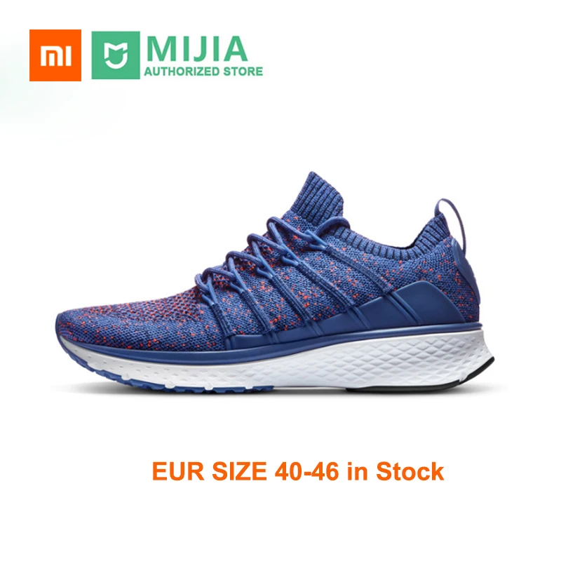 дешево Оригинальная обувь Xiaomi Mijia Sneaker 2 Sports 40-46 в
наличии, дышащая система блокировки рыбьей кости, эластичный вязанный
вамп Обзор