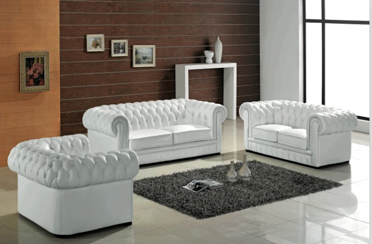 Moderne Sofa Set Lederen Chesterfield Voor Woonkamer Meubels In Moderne Sofa Set Lederen Chesterfield Voor Woonkamer Meubels In Van Banken