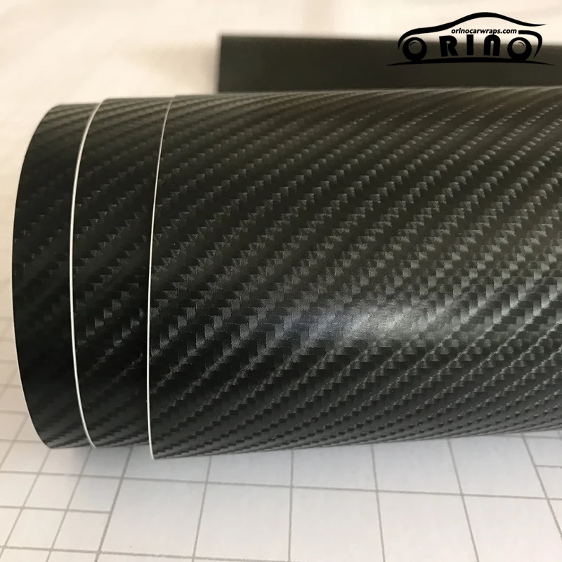 4D Black Carbon Fiber Vinyl Film-6