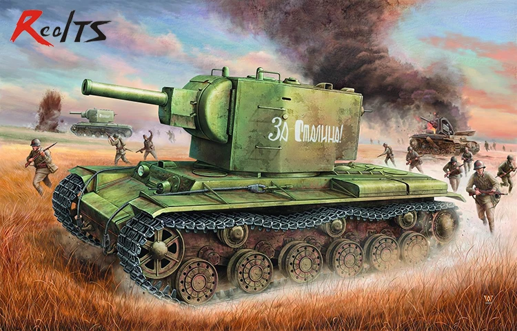 RealTS trumpeter 00312 1/35 русский KV-2(1940) танк