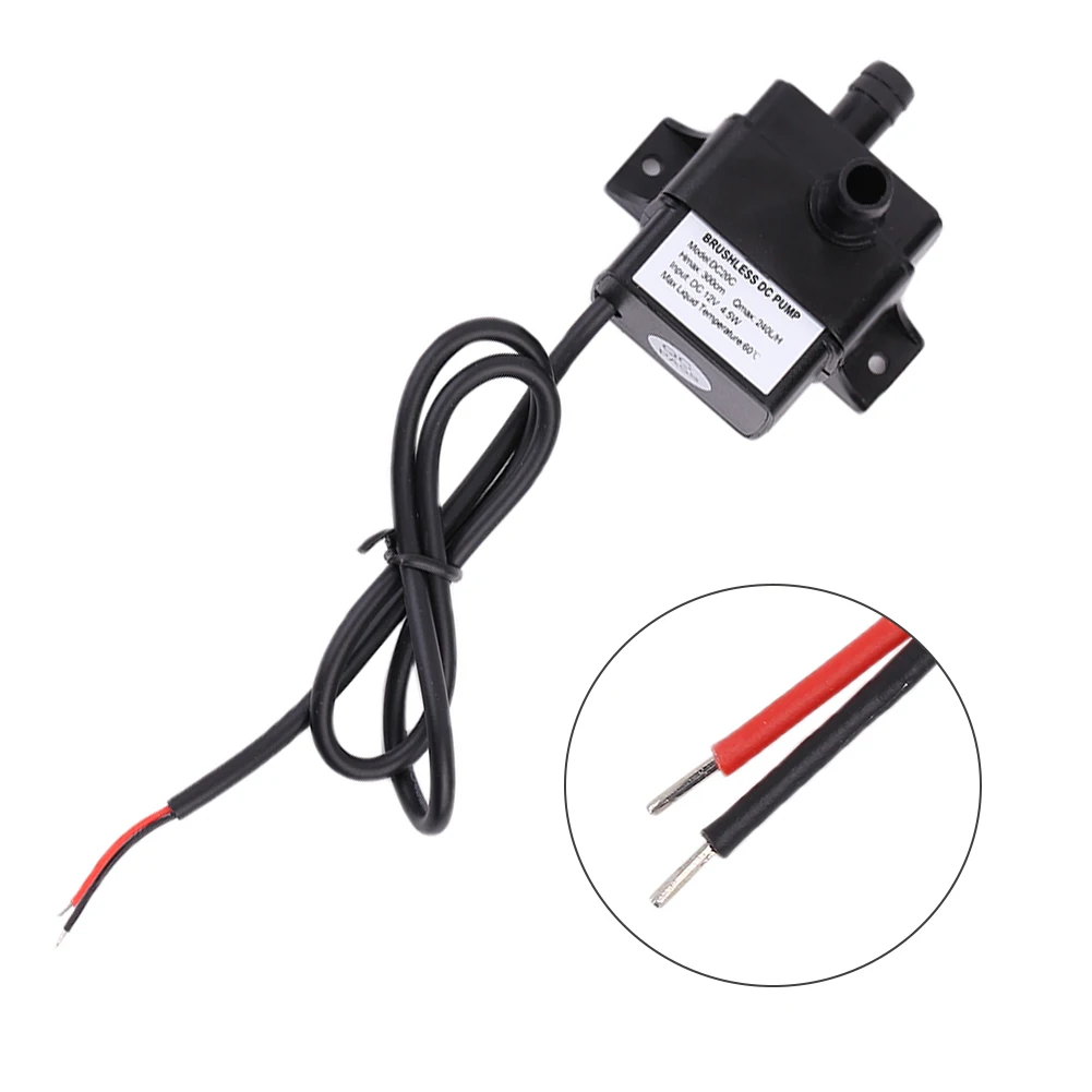 DC 12 V Ультра тихий цикл с водяным охлаждением бесщеточный активатор водяной насос