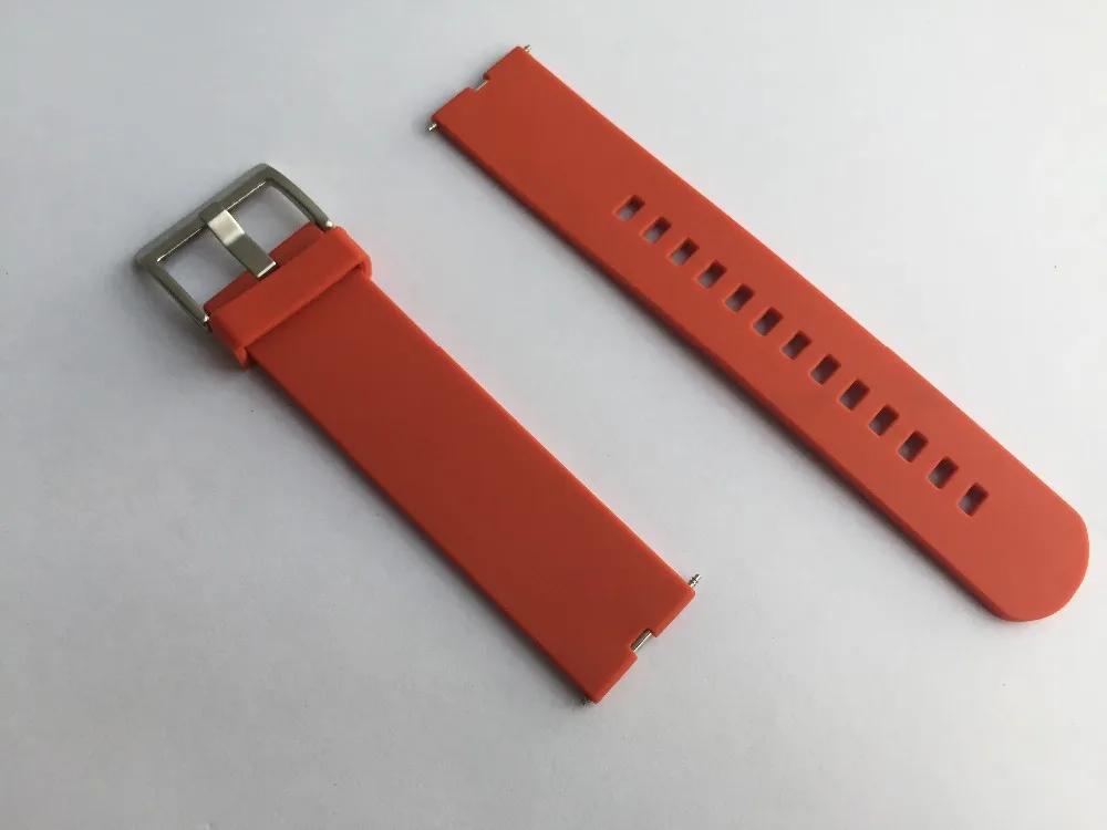 Сменный резиновый ремешок для смарт часов Moto360 1 шт. черный цвет и tangerinecolor 2 шт./лот