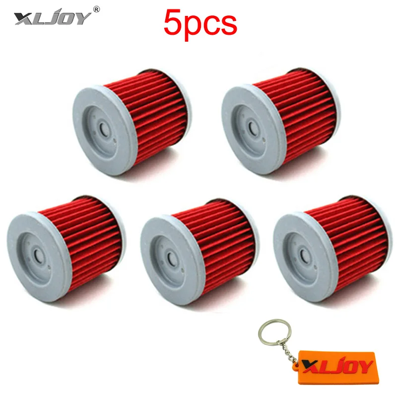 XLJOY 5 шт. масляный фильтр для SUZUKI LTZ Bike LTR DRZ 400 400X 400E 400S 400SM KLX 400SR моторный