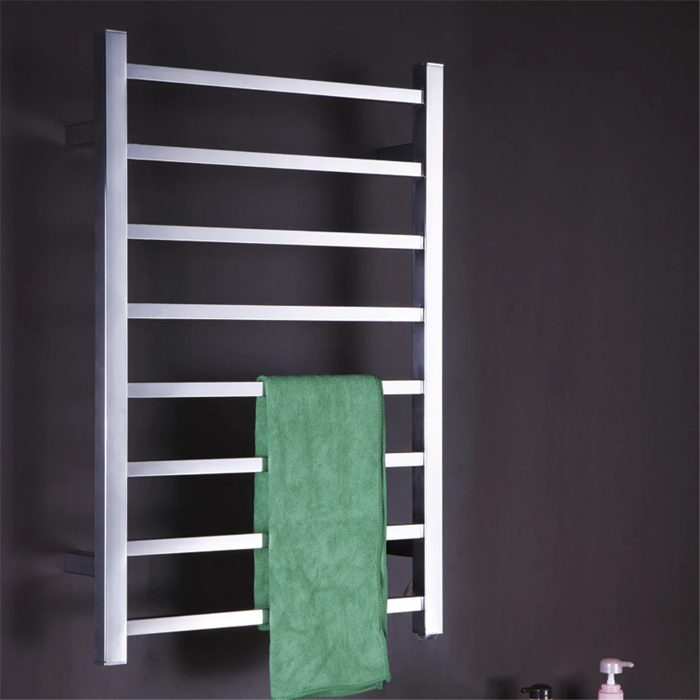 Wall Mounted Towel Warmer Electric Heated Rail Stainless Towel Warmer Electric Heated Rail