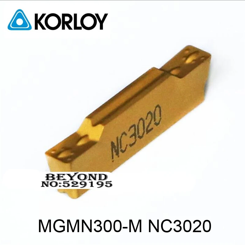 

MGMN300-M NC3020, Two-headed Cnc Cutting Stainless Steel Korloy Coated Carbide Turning Insert For Grooving Holder Mgehr & Mgivr