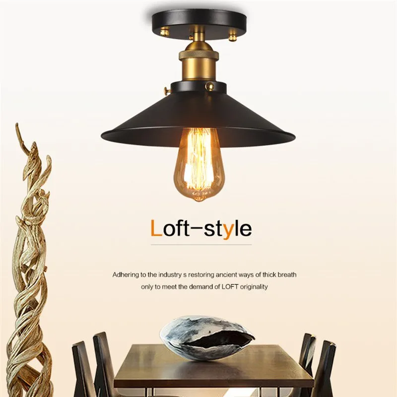 

Vintage Ceiling Lights For Home Lighting Luminaire Multiple Rod Wrought Iron Ceiling Lamp E27 Bulb Living Room Corridor lamp