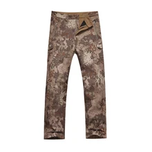 Men's Outdoor Sports Hiking Climbing Hunting TAD Shark Skin Pants Soft Shell Fleece Warm Military Army Waterproof Windproof Pant