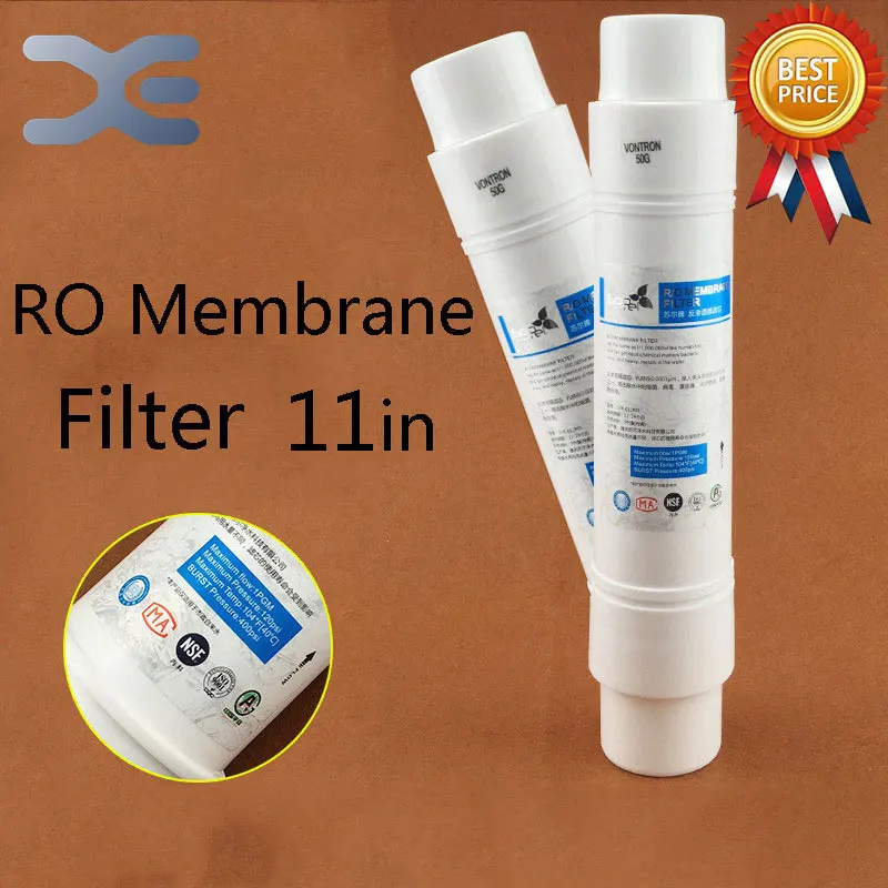

High Quality 11in Quick Access 75G RO Reverse Osmosis Water Purifier Filter Straight Water Dispenser Filter Universal