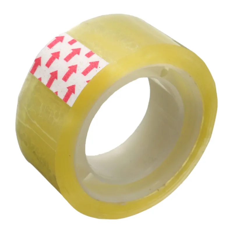 5PCS Useful 18mm Width Clear Transparent Tape Sealing Sticky Tape ...