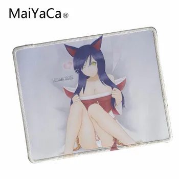 

MaiYaCa lol cute ahri Computer Mouse Pad Mousepads Decorate Your Desk Non-Skid Rubber Pad Lock Edge Mouse Pad
