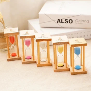 

The timer / three / five minutes of children falling Christmas decoration wooden brush learning