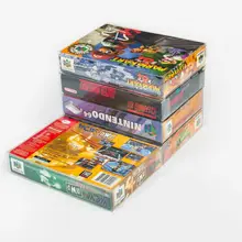 Ruitroliker 10 шт. Прозрачная Коробка Чехол для CIB протектор для SNES N64 игры Картридж коробка