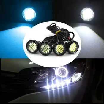 

1PC 5W 12V White Eagle Eyes LED 22mm Car Light High Power Car Daytime Running Light Waterproof Parking Light Lamp Car Styling