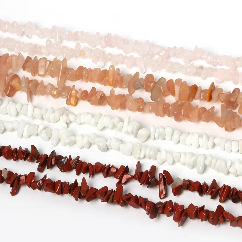 Best Selling 3-5mm 87cm/str Crystal Beads Small Rubble Natural Stone Chips Beads For Jewelry Making Necklace Bracelet DIY