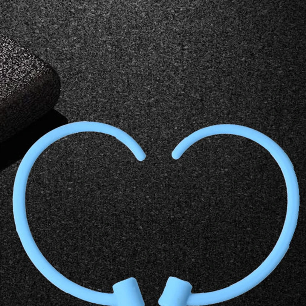 1 Pair Silicone Gel Anti-lost Ear Hook Hang Earloop Holder for Apple AirPods iPhone 7 7Plus 8 8Plus X Earpods Left and Right