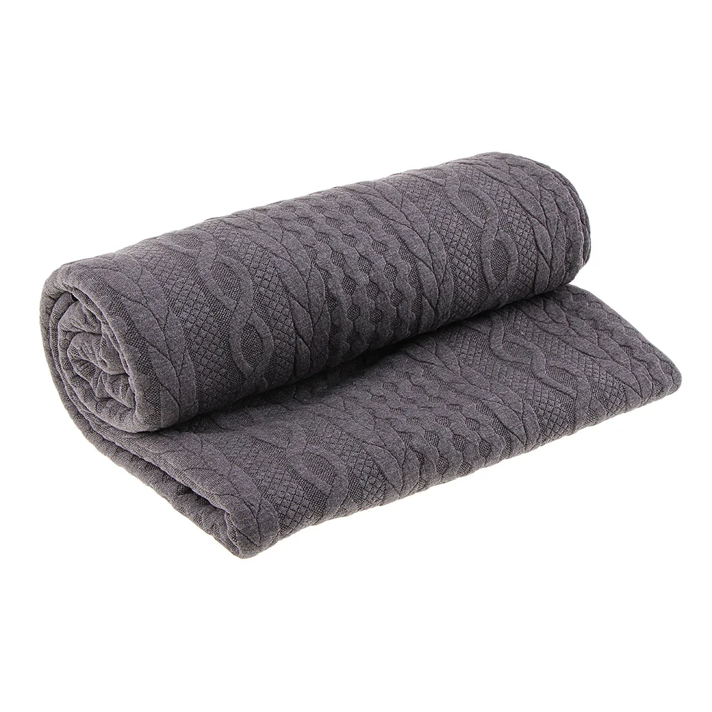 1 Meter 73 Inch Wide Woven Cable Knit Fabric Handmade Home Textile Cloth Fabric for Clothing Accessories Blanket Making