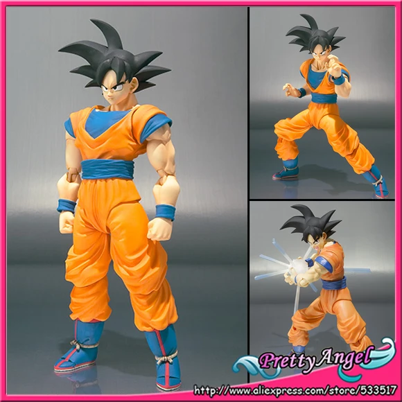 PrettyAngel-Подлинная Bandai Tamashii нация S. H. Figuarts СВЧ Dragon Ball Z Figuarts Goku фигурка