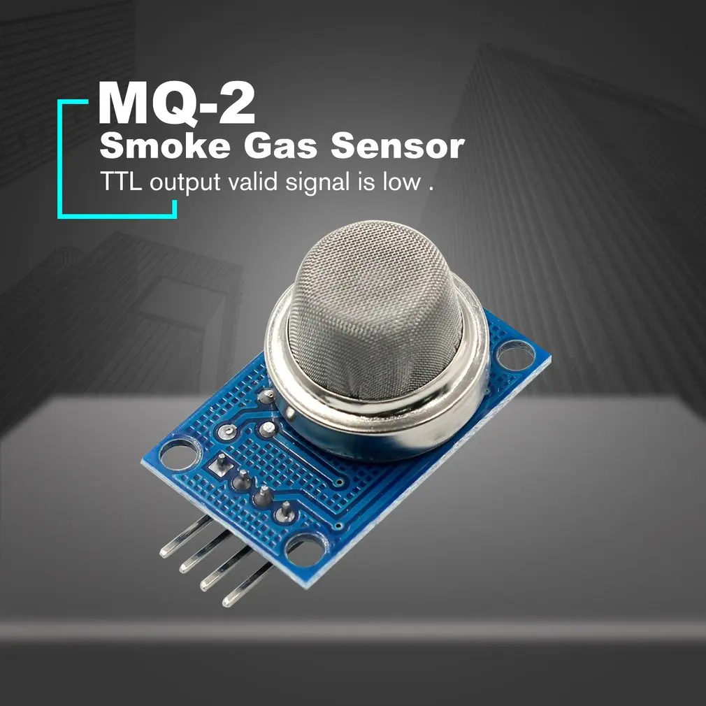 

MQ-2 Smoke Gas Sensor LPG Butane Hydrogen Detector Module For Fire Alarm System Propane Flammable Methane Detection