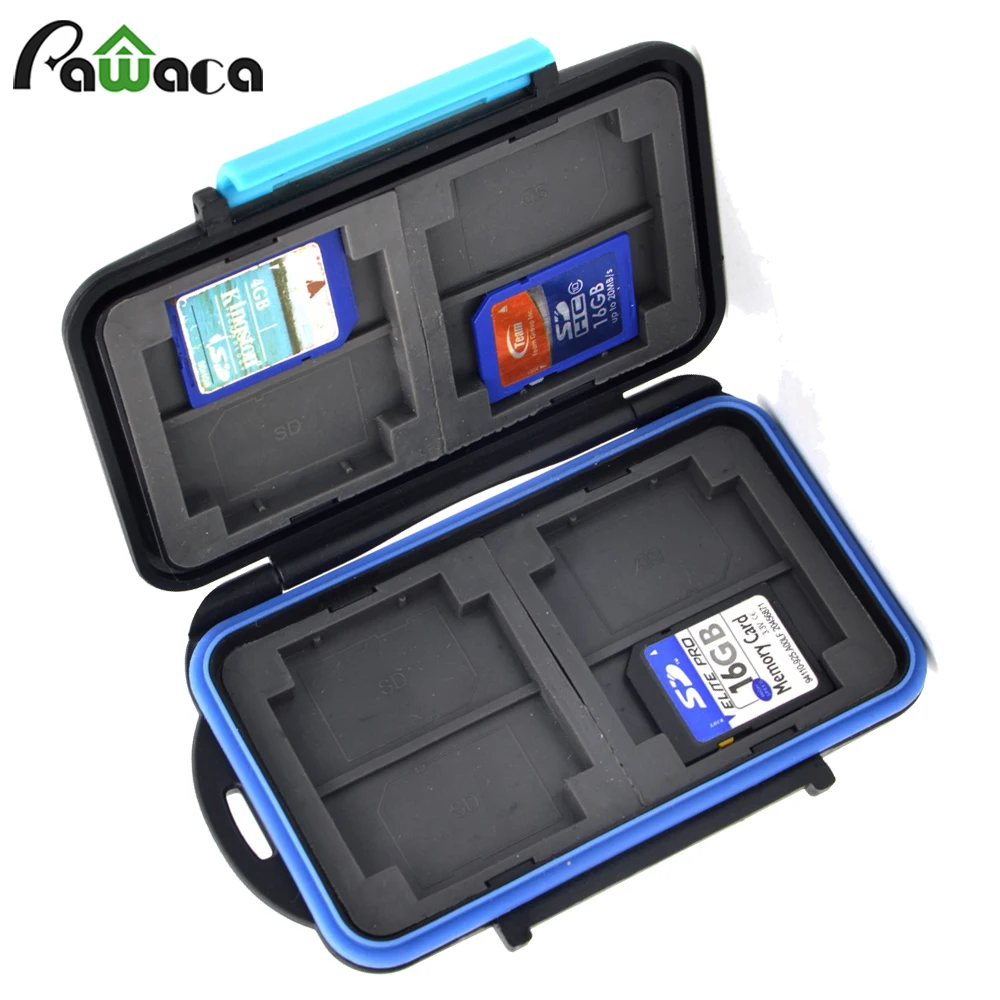 Waterproof Shockproof Travel Memory Card Case Holder Storage Box Bag