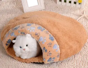 

Short plush + water-proof Oxford cloth Soft Cat Beds & Mats Hamburger type cat litter