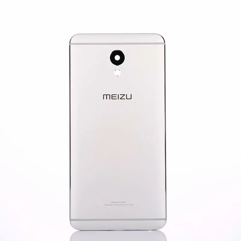 M5Note Корпус для Meizu M5 Примечание металлический Батарея задная сторона, чехол для мобильного телефона, Запчасти для авто чехол - Цвет: Серебристый