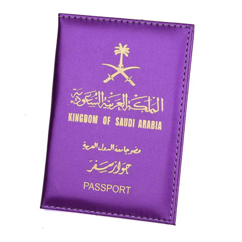 Для мужчин Саудовская Аравия Обложка для паспорта из искусственной кожи чехол для паспорта кошельки для мужчин бизнес держатель для карт