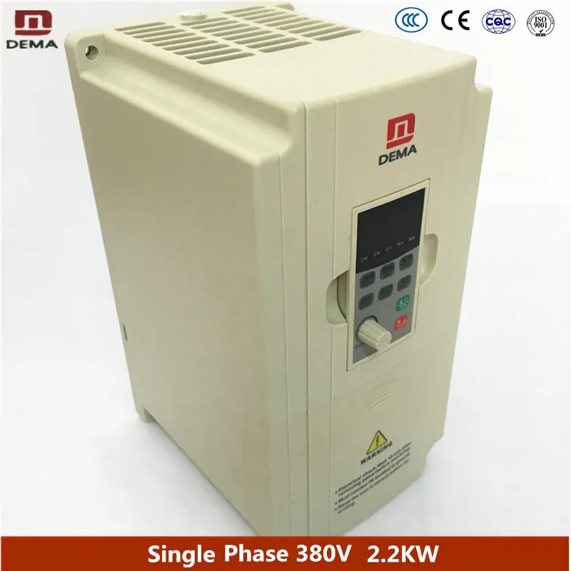 

DEMA D5M Series 220V Single Phase 2.2KW Variable Frequency Converter Drive AC MINI Micro Inverter 50hz 60hz AC Motor Controller