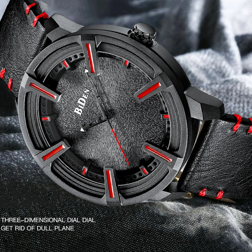 

Cool Luxury Men Watch Full Black Leather Quartz Man Watches Casual Sport Wrist Watch Clock Punk Steampunk Military Wristwatch