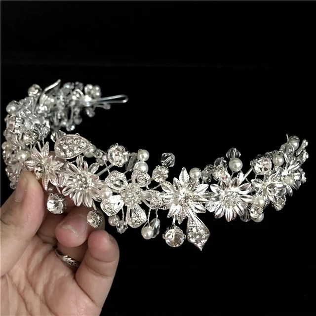 New Arrival Fashion Princess Diadem Clear Crystal Crown Nice New Arrival Fashion Princess Diadem Clear Crystal Crown Nice Rhinestone Bridal Tiara Best Gift For Bride