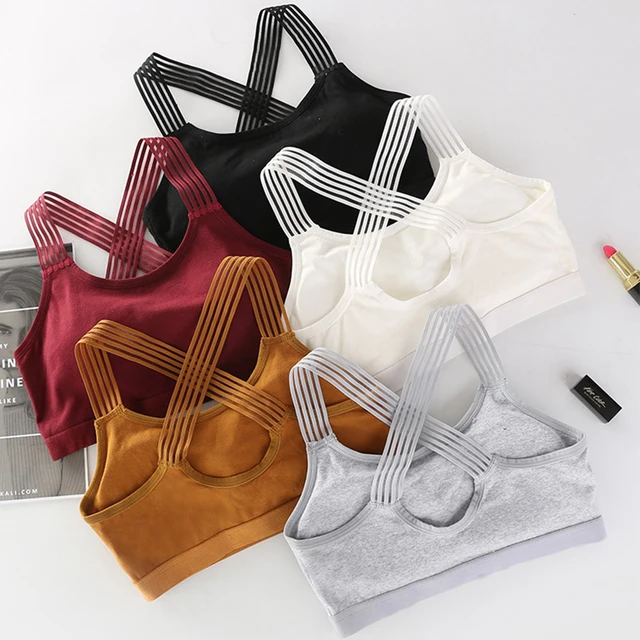 US $3.32 Women Yoga Sport Bra Women Shockproof Sexy Back Sports Bras Breathable Athletic Fitness Running Gym