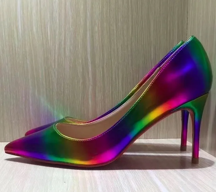pumps multicolor