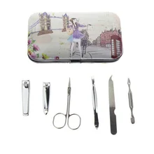 6Pcs/Set AliExpress Fast Shipping Women Girl Perfect French Manicure Tools For Popular Holiday Birthday Christmas Gift