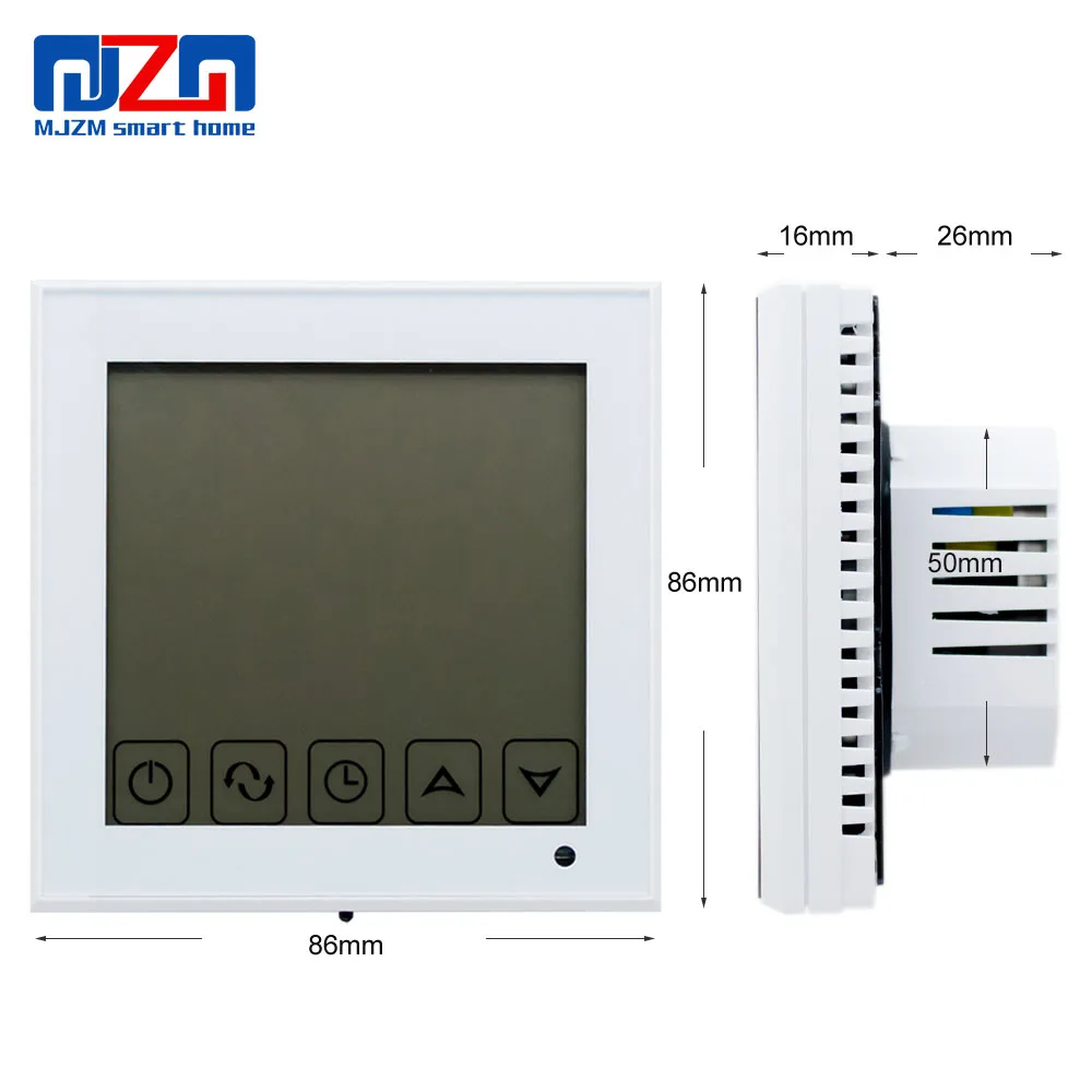 MJZM 16A03-1BB-WiFi умный термостат для дома Электрический напольный регулятор нагрева Wi-Fi контроль температуры теплый пол