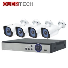 OUERTECH 720 P/960 P/1080 P P2P охранных POE NVR комплект Wi-Fi видеонаблюдения Системы Крытый Открытый IP Камера наблюдения комплект обнаружения движения