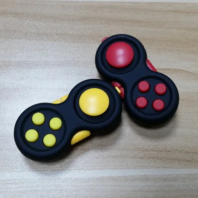 New Game Handle Toys Plastic Reliever Stress Hand Fidget Pad Key mobile phone accessories Decompression Gift 8 color