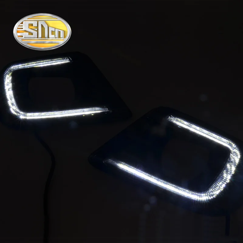  SNCN LED Daytime Running Light For Dodge Journey Fiat Freemont 2014 2015 2016 Yellow Turn Signal Re - 32909672629