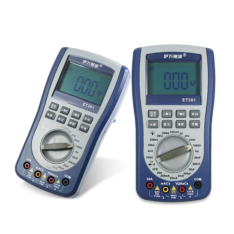 

EONE ET201 oscilloscope multimeter 2-IN-1 handheld storage scope meter scopemeter most versatile intelligent English Version CE