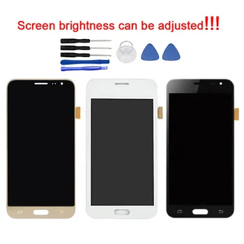 

Zerosky For Samsung Galaxy J3 2016 LCD Display Touch Screen Panel Digitizer Assembly +Tools Adjustable Brightness